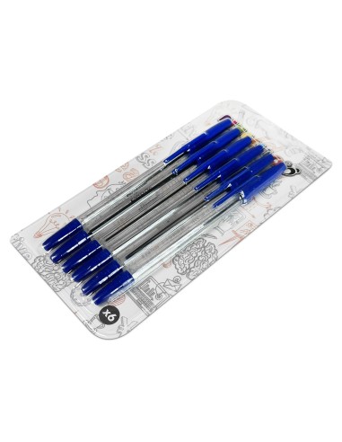 Bolígrafos Baratos | Pack 6 Unidades Escritura Suave